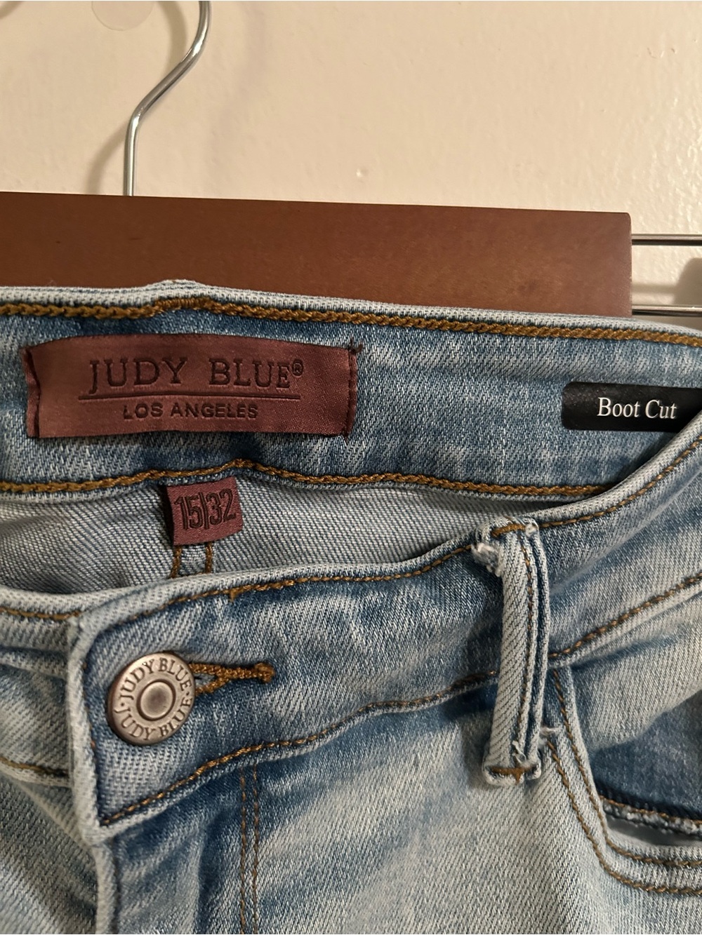 Judy Blue Faded Light Blue Bootcut Jeans